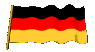 wehende deutsche Flagge